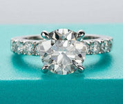 4.3 Cttw Round Diamond Classic Wedding Ring-Evani Naomi Jewelry