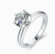 5.0 Ct Round Cut Diamond Engagement Ring-Evani Naomi Jewelry