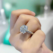 5.0 Ct Round Diamond Classic Wedding Ring-Evani Naomi Jewelry