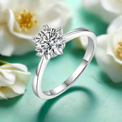 6.5mm Round 1ct Diamond Wedding Ring-Evani Naomi Jewelry