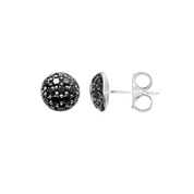 Ball of Diamonds Stud Earrings-Evani Naomi Jewelry