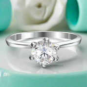 Brilliant 1.00 ct Diamond Engagement Ring-Evani Naomi Jewelry