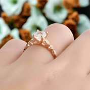 Classic 1.0 Ct Round Cut Diamond Engagement Ring-Evani Naomi Jewelry