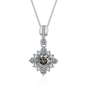 Classic 1.0 Ct Round Cut Diamond Pendant Necklace-Evani Naomi Jewelry