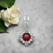 Classic 1.0 Ct Round Cut Diamond Pendant Necklace-Evani Naomi Jewelry
