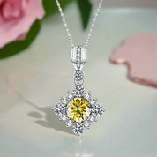 Classic 1.0 Ct Round Cut Diamond Pendant Necklace-Evani Naomi Jewelry