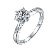 Classic 1.0 Ct Round Cut Diamond Ring-Evani Naomi Jewelry