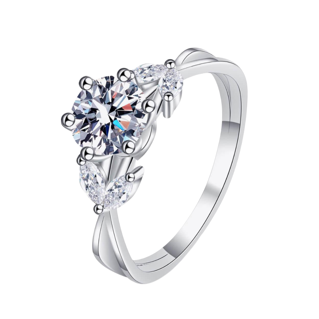Classic 1ct 6.5mm Round Diamond Wedding Ring-Evani Naomi Jewelry