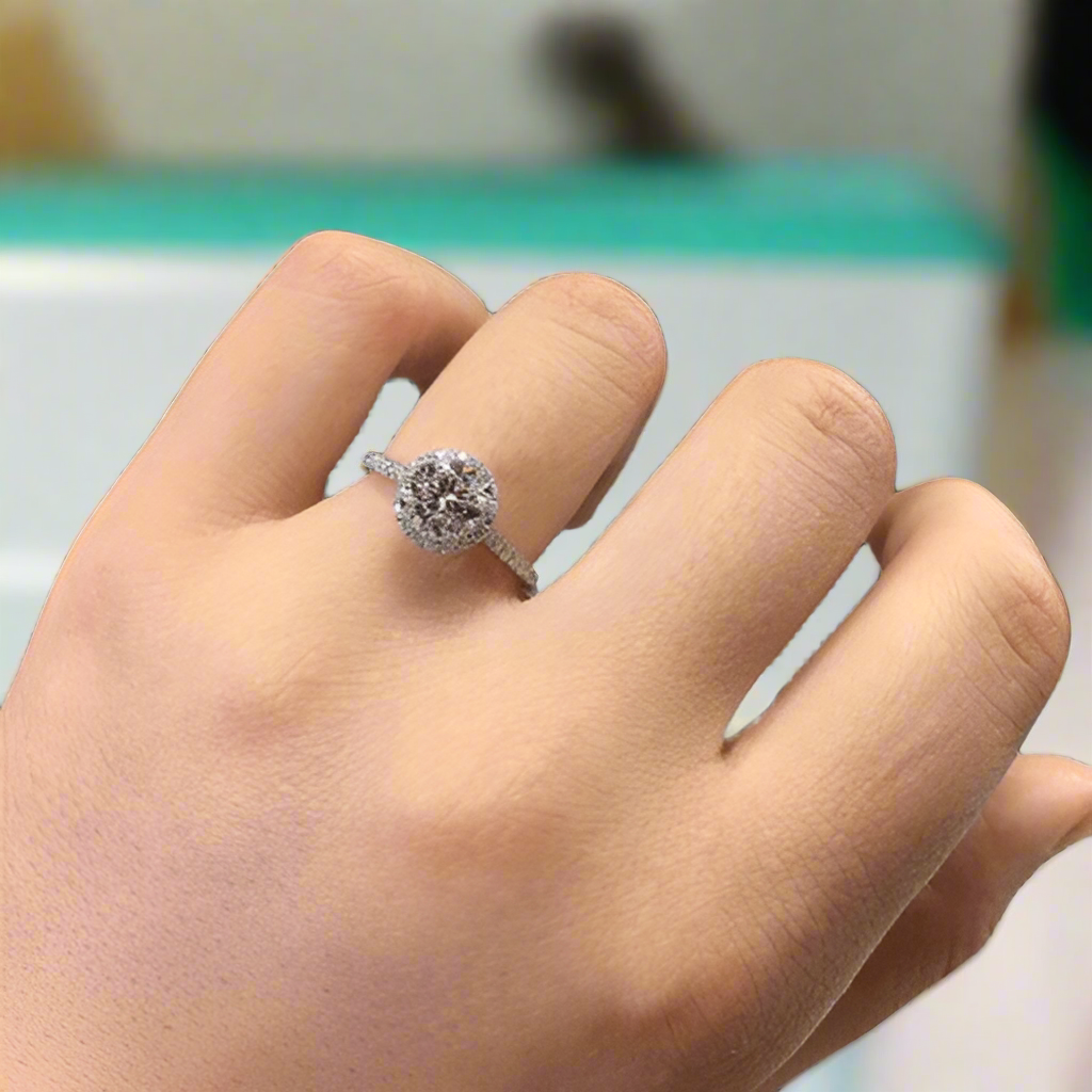 Classic 2.0 Ct Round Cut Diamond Engagement Ring-Evani Naomi Jewelry