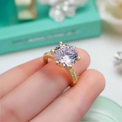 Classic 2.0 Ct Round Cut Diamond Engagement Ring-Evani Naomi Jewelry