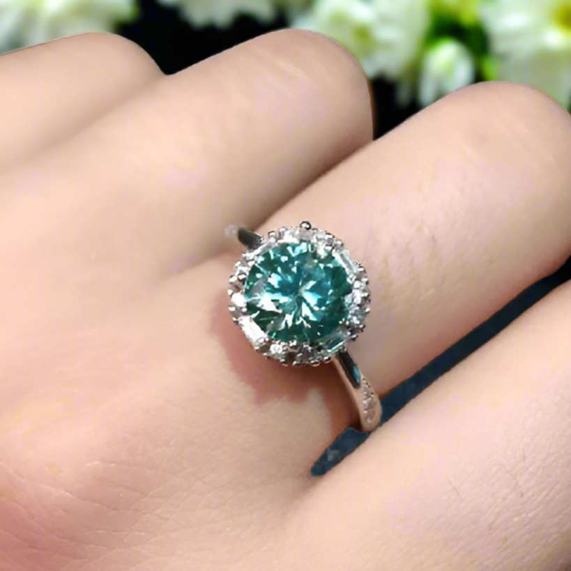 Classic 2.0 Ct Round Cut Diamond Engagement Ring-Evani Naomi Jewelry