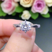 Classic 2.0 Ct Single Row Diamond Ring-Evani Naomi Jewelry