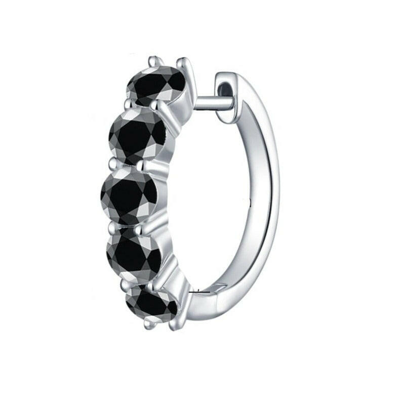 Classic 3ct Diamond Hoop Earrings-Evani Naomi Jewelry