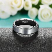 Classic 8mm Unisex Tungsten Wedding Band-Evani Naomi Jewelry