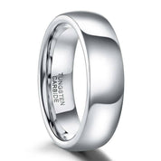 Classic Dome Tungsten Men's Wedding Band-Evani Naomi Jewelry