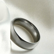 Classic Domed Tungsten Unsex Wedding Band-Evani Naomi Jewelry
