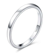 Classic Polished Unisex Tungsten Wedding Band-Evani Naomi Jewelry