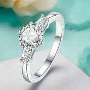 Classics Six Claw 2ct Diamond Engagement Ring-Evani Naomi Jewelry