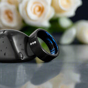 Diagonal Three Stone Tungsten Men's Wedding Band-Evani Naomi Jewelry