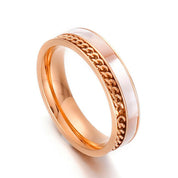 Double Layer Vintage Wedding Band-Evani Naomi Jewelry