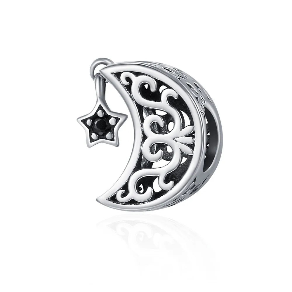Dream Catcher, Moon, & Heart Celestial Charm Collection-Evani Naomi Jewelry