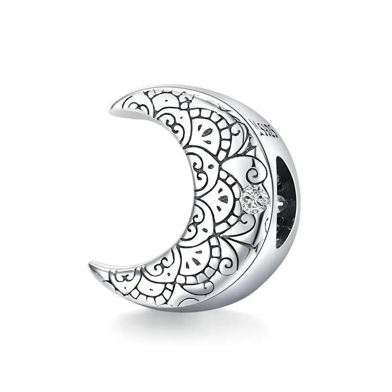 Dream Catcher, Moon, & Heart Celestial Charm Collection-Evani Naomi Jewelry