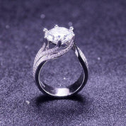 Elegant 5.0 Ct Round Cut Diamond Wedding Ring-Evani Naomi Jewelry