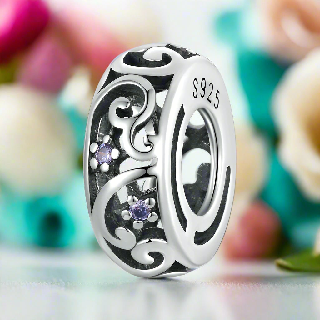 Elegant Vintage Style with Purple Stone Charm Series-Evani Naomi Jewelry