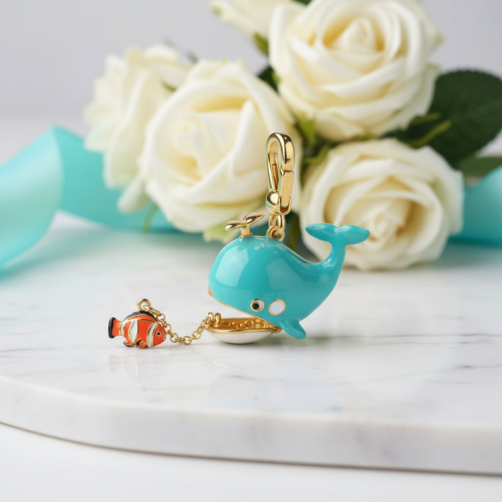 Enamel Yellow Gold Copal Necklaces-Evani Jewelry