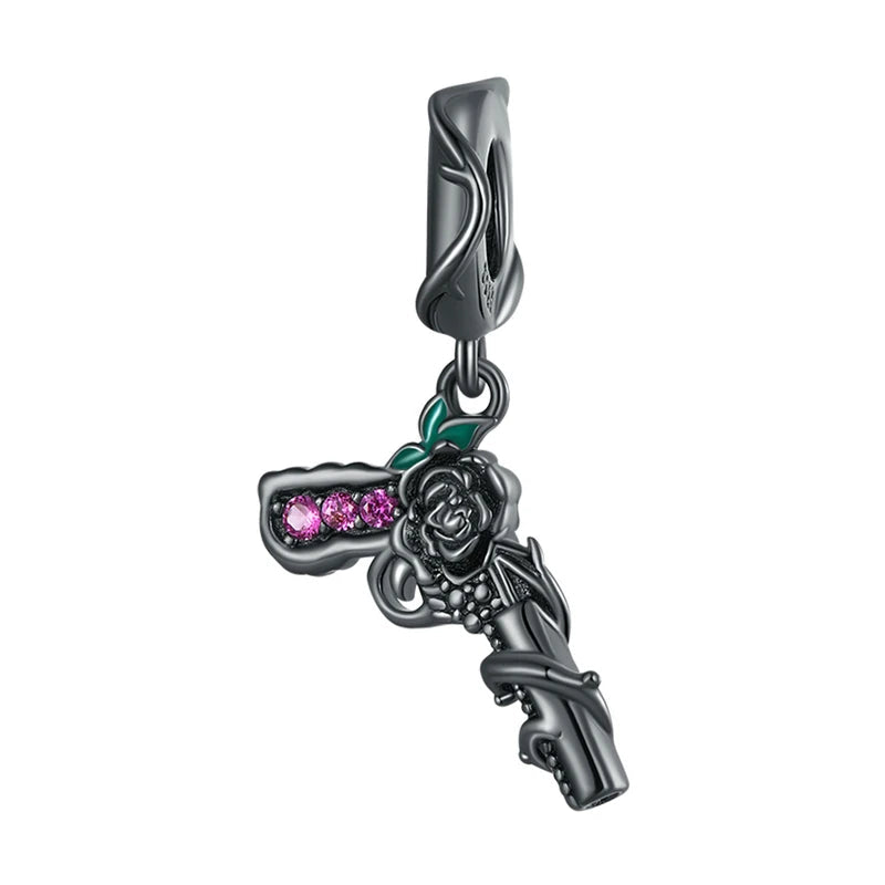 Enchanting Roses, Butterfly, & Cursed Cat Diablo Charm Series-Evani Naomi Jewelry