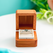 Alchemist's Promise- Hexagon Cut Natural Moss Agate Rings Set - Evani Naomi Jewelry
