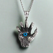 Ghost Claw Devil Eye Pendant Necklace-Evani Naomi Jewelry