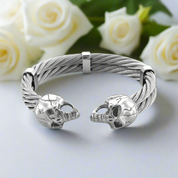 Gothic Cool Skull Cuff Bracelet-Evani Naomi Jewelry