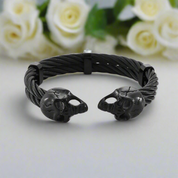 Gothic Cool Skull Cuff Bracelet-Evani Naomi Jewelry