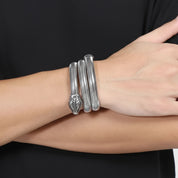 Gothic Snake Viper Vintage Bangles-Evani Naomi Jewelry