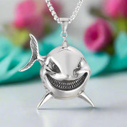 Hip Hop Shark Punk Necklace-Evani Naomi Jewelry