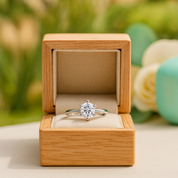 Brilliant 1.00 ct Diamond Engagement Ring - Evani Naomi Jewelry