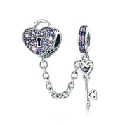 Key of Heart Charm and Pendant-Evani Naomi Jewelry