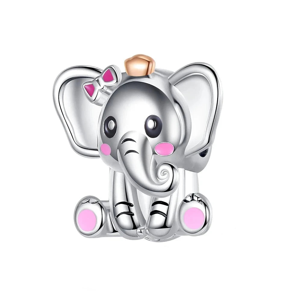Lovely Big Ear Elephant Charm Series-Evani Naomi Jewelry