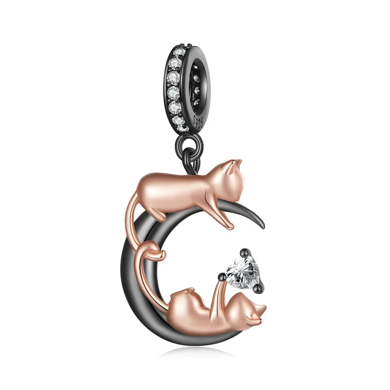 Lovely Kitty Cat Charm Series-Evani Naomi Jewelry