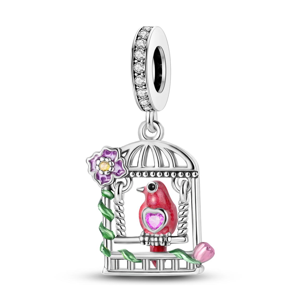Lovely Pink & Purple Charm Treasures-Evani Naomi Jewelry