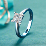 Princess Cut 2ct Diamond Engagement Ring-Evani Naomi Jewelry
