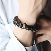 Punk Dragon Amulet Bracelet-Evani Naomi Jewelry