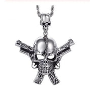 Punk Skull Viking Men's Necklace Series-Evani Naomi Jewelry