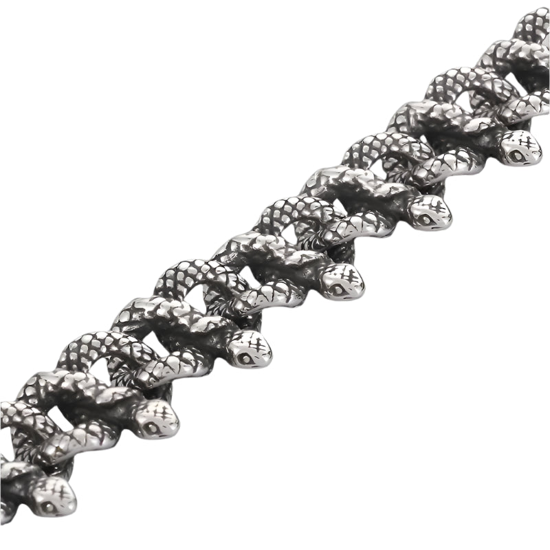 Punk Wrapped Snake Vintage Bracelet-Evani Naomi Jewelry