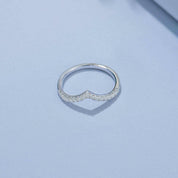 Round Cut Diamond Wedding Band-Evani Naomi Jewelry