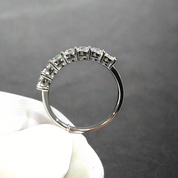 Round Cut Seven Stones Diamond Engagement Ring-Evani Naomi Jewelry