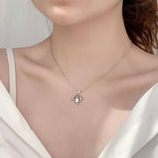 Round Diamond Cupid Pendant Necklace-Evani Naomi Jewelry