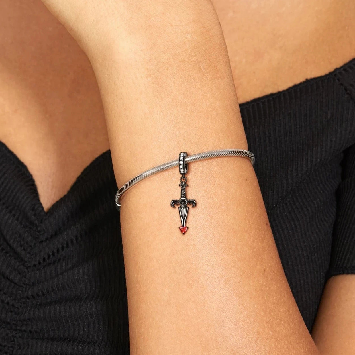 Shadowed Punk & Gothic Charm Series-Evani Naomi Jewelry