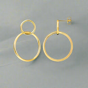 Simple Circle Earrings-Evani Naomi Jewelry